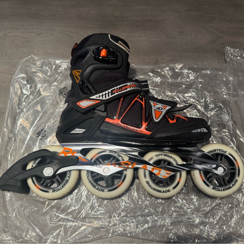 ROLLERBLADE IGNITER 100, SG9, Pro Inline Skates - Black and Orange